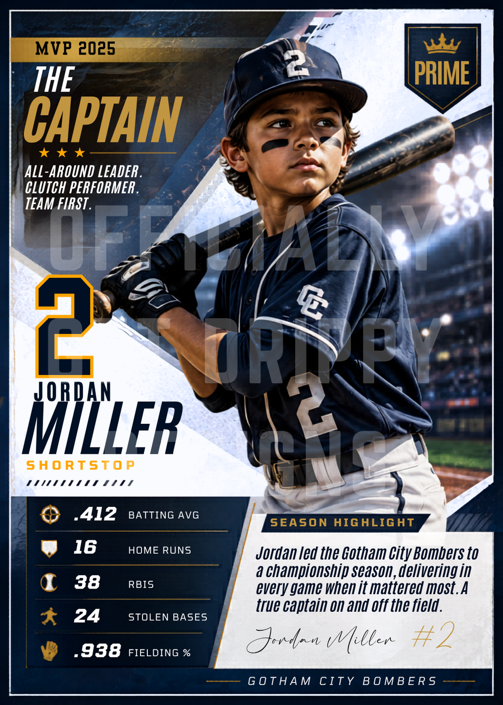 Custom Baseball Card 8