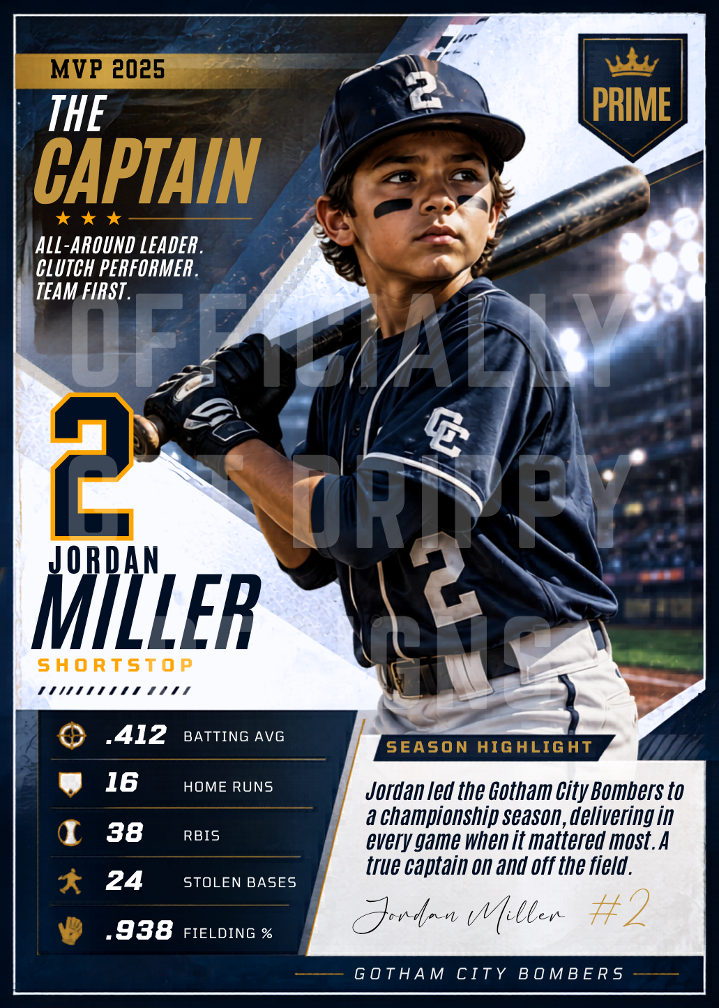 Custom Baseball Card 8