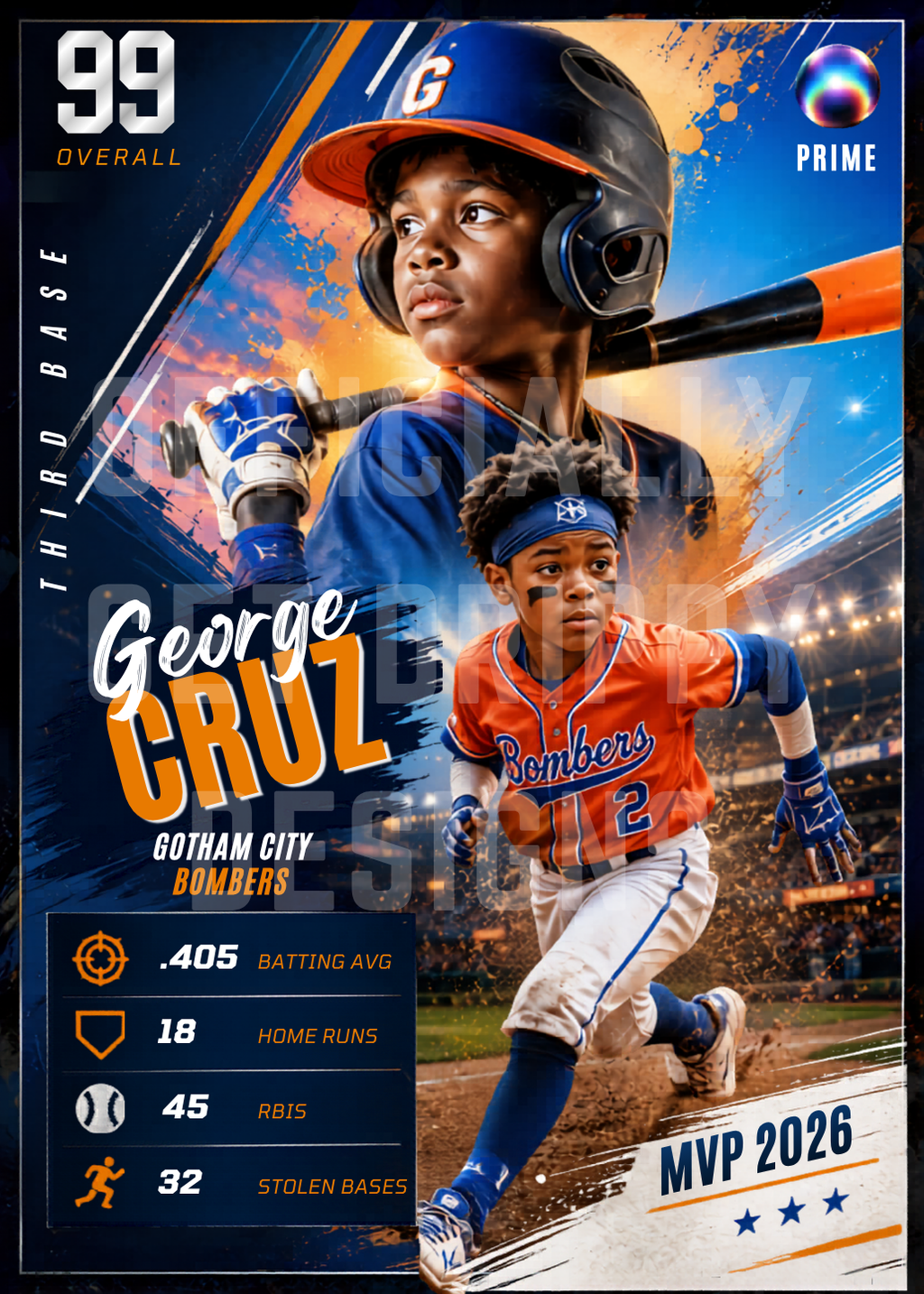 Custom Baseball Card 9