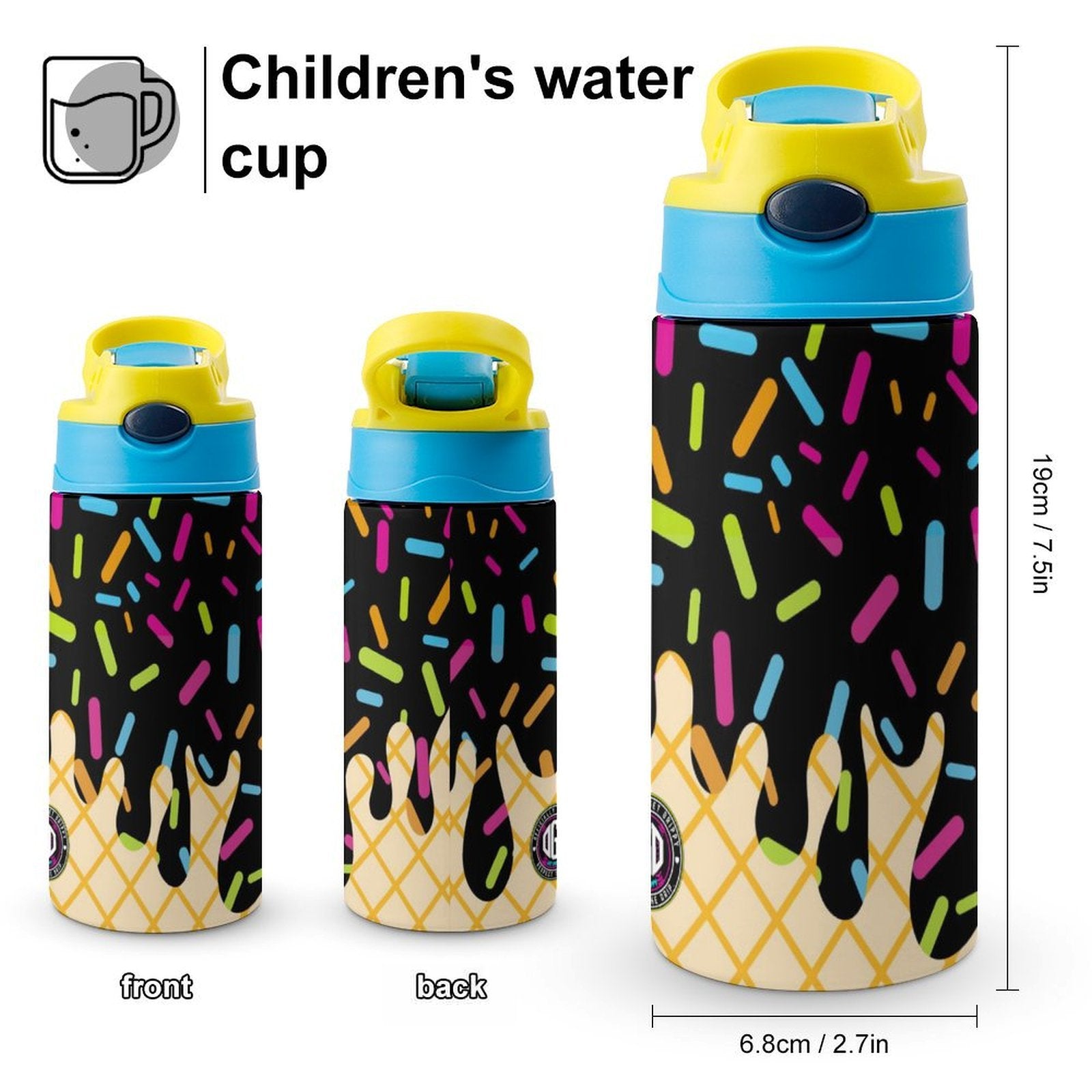 Midnight Sundae Children's Water Cup