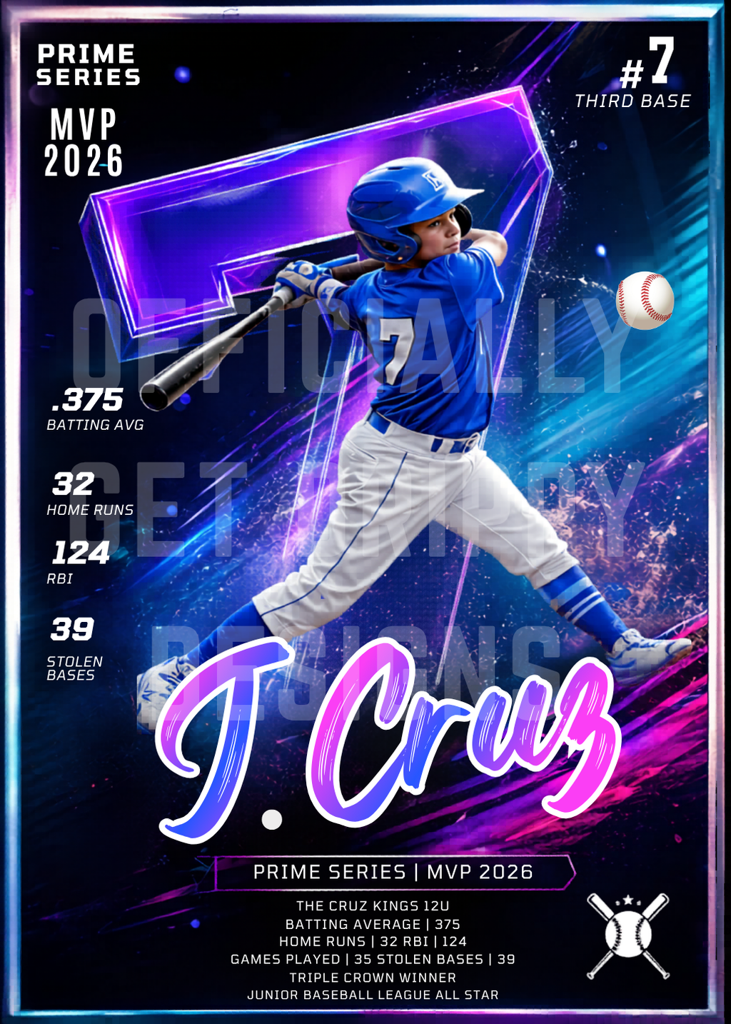 Custom Baseball Card 10
