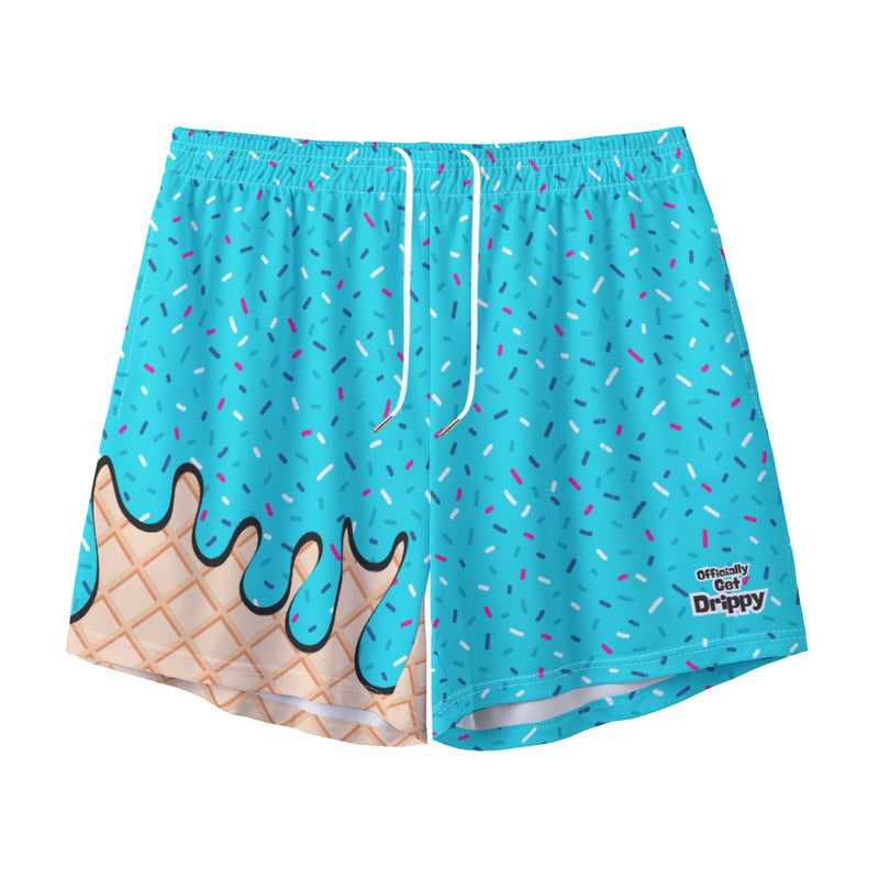 Turquoise Ice Cream Sport Shorts (All Sizes)