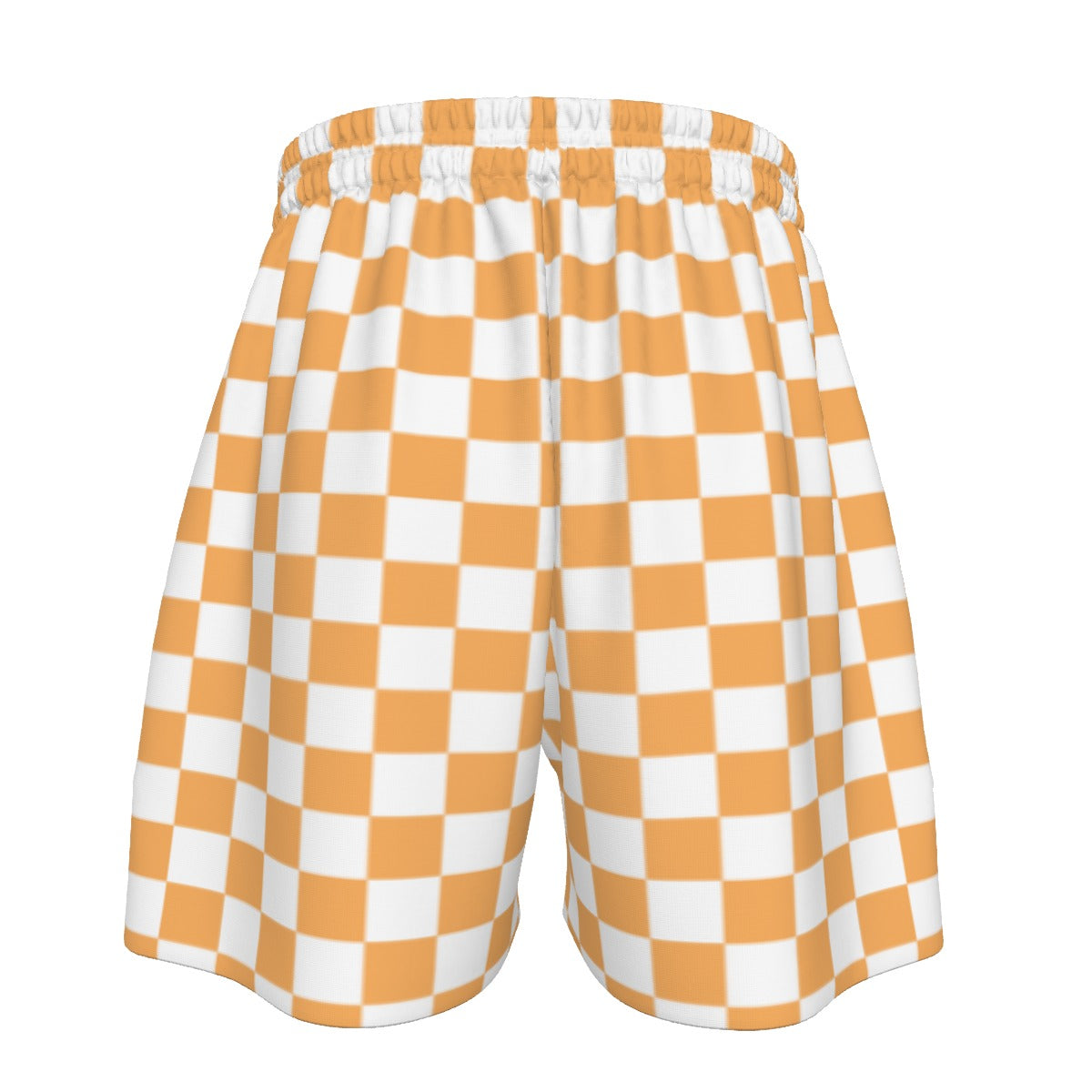 Orange Checkered Sport Shorts (All Sizes)
