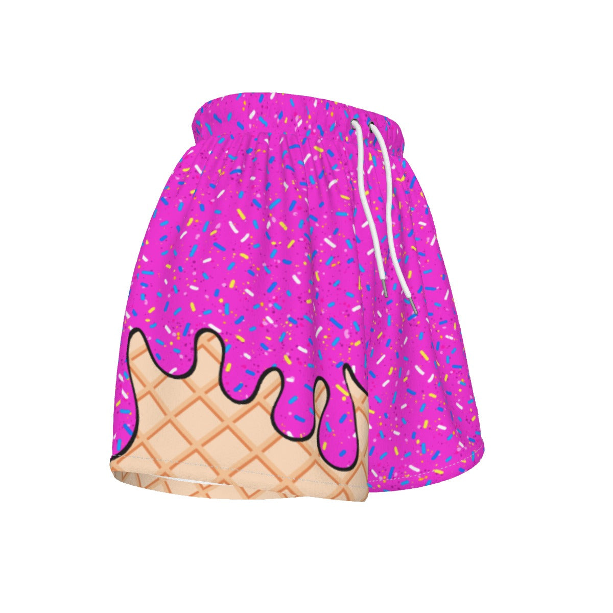 Pink Ice Cream Sports Shorts (All Sizes)