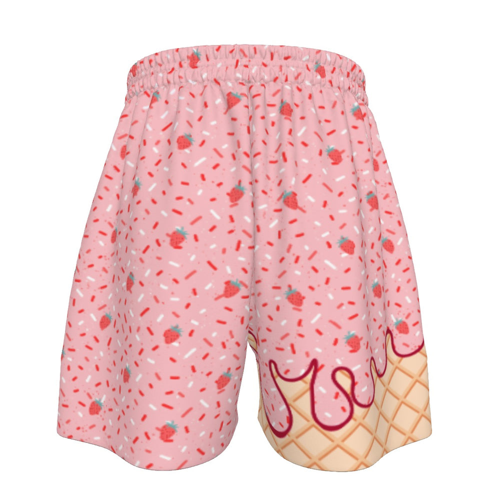 Strawberry Ice Cream Sport Shorts (All Sizes)