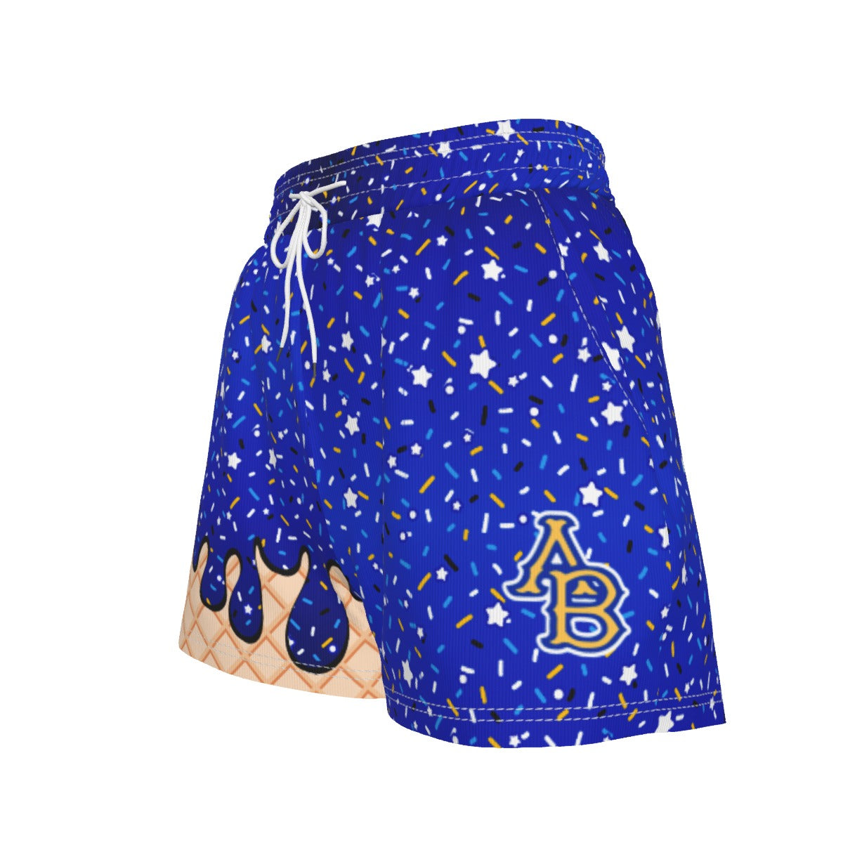 A-B Ice Cream Sport Shorts w/stars (All Sizes)