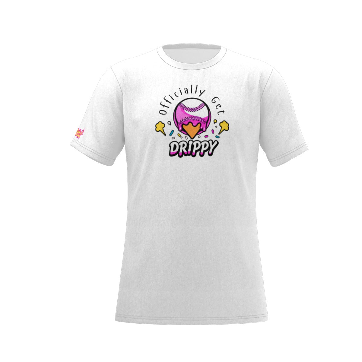 Pink Ice Cream Softball T-Shirt + Tops (All Sizes)