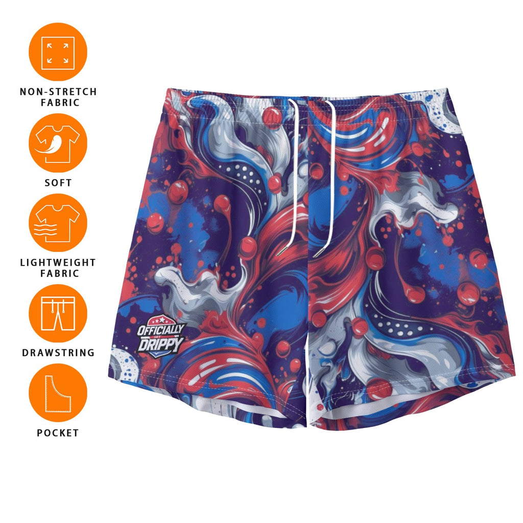USA Swirls Sport Shorts (All Sizes)
