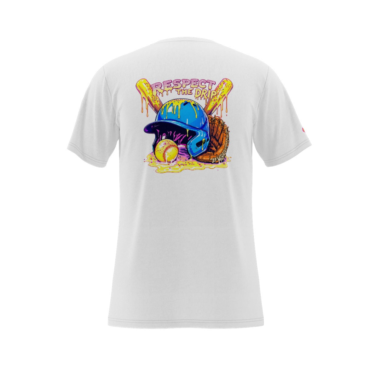 Pink Ice Cream Softball T-Shirt + Tops (All Sizes)