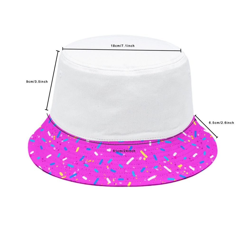 Ice Cream Bucket Hat - Pink