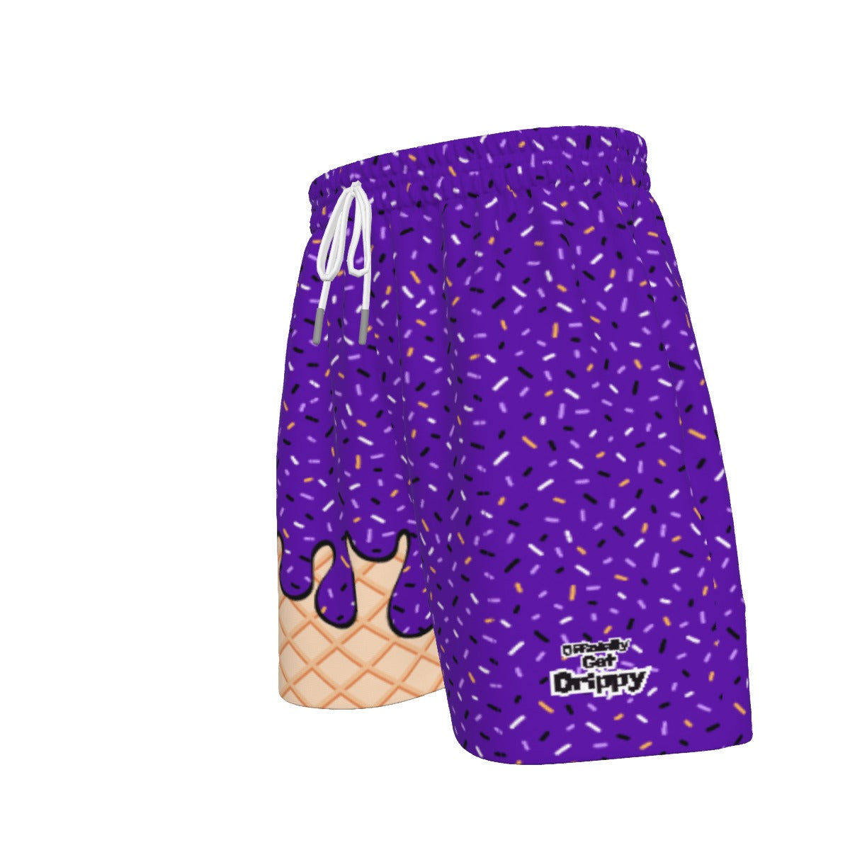 Purple and Gold Ice Cream Sport Shorts (All Sizes)