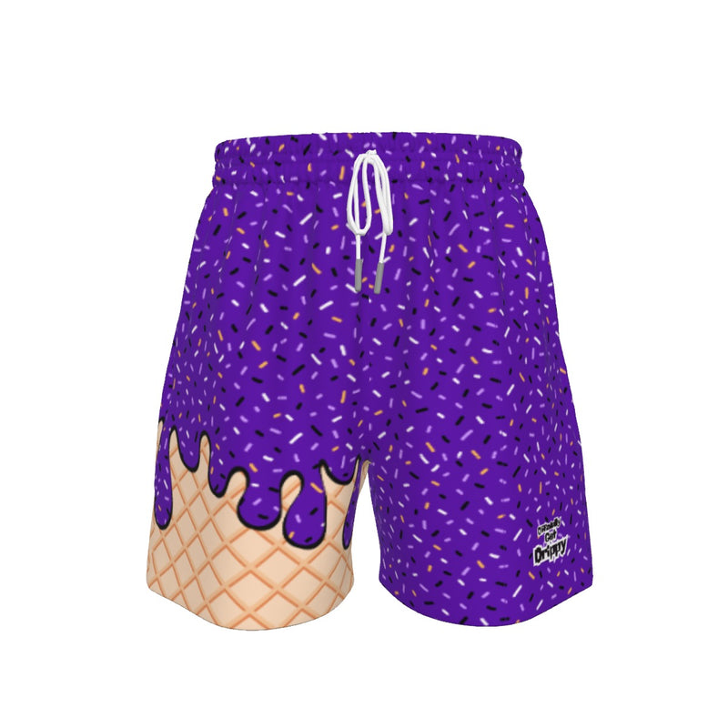 Purple and Gold Ice Cream Sport Shorts (All Sizes)
