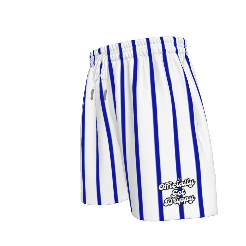 Blue Pinstripe Sport Shorts (All Sizes)