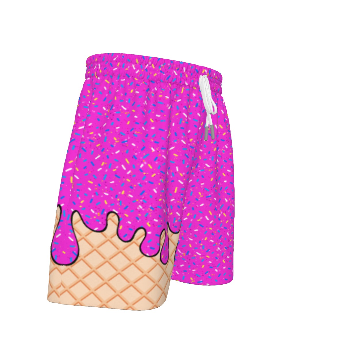 Pink Ice Cream Sports Shorts (All Sizes)