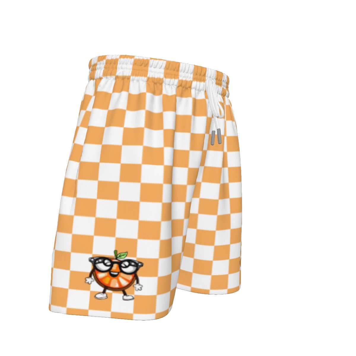Orange Checkered Sport Shorts (All Sizes)