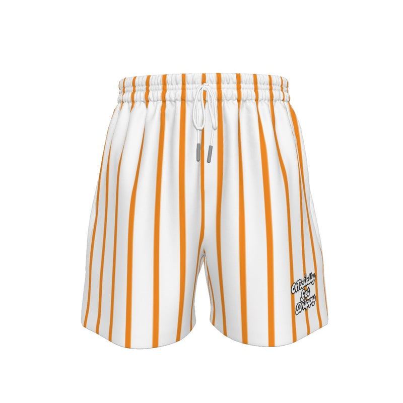 Orange Pinstripe Sport Shorts (All Sizes)