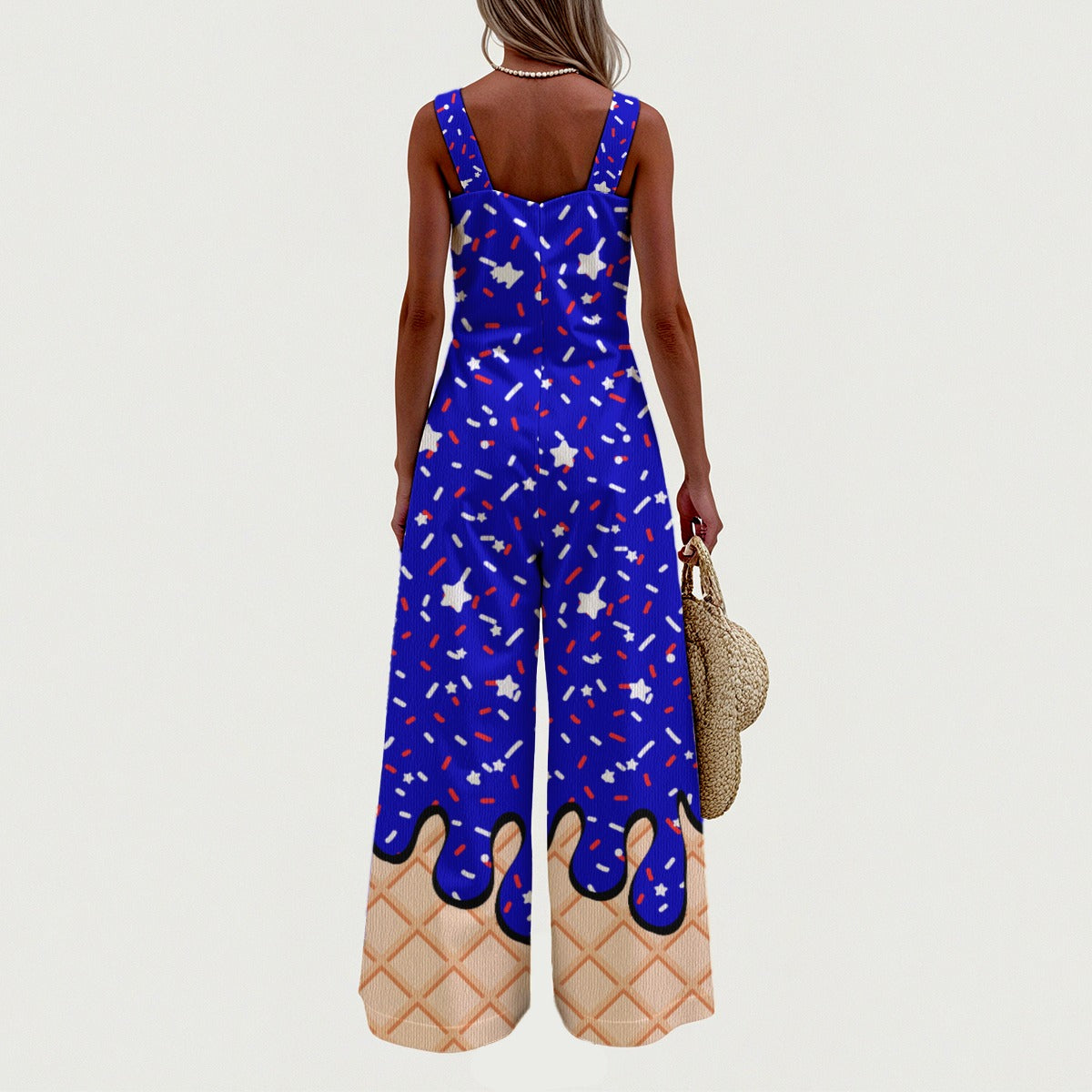 USA Ice Cream Women's Wide-Leg Jumpsuit