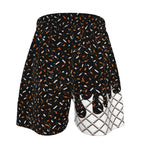 Black and Orange Sport Shorts (All Sizes)