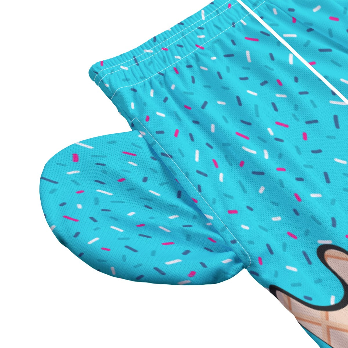 Turquoise Ice Cream Sport Shorts (All Sizes)