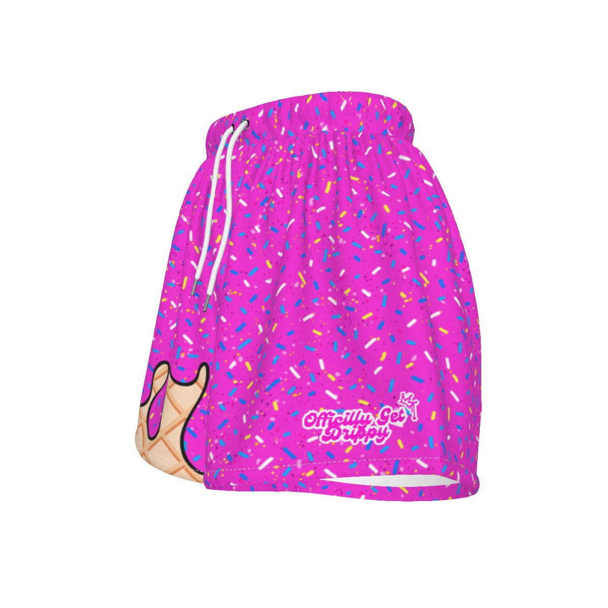 Pink Ice Cream Sports Shorts (All Sizes)