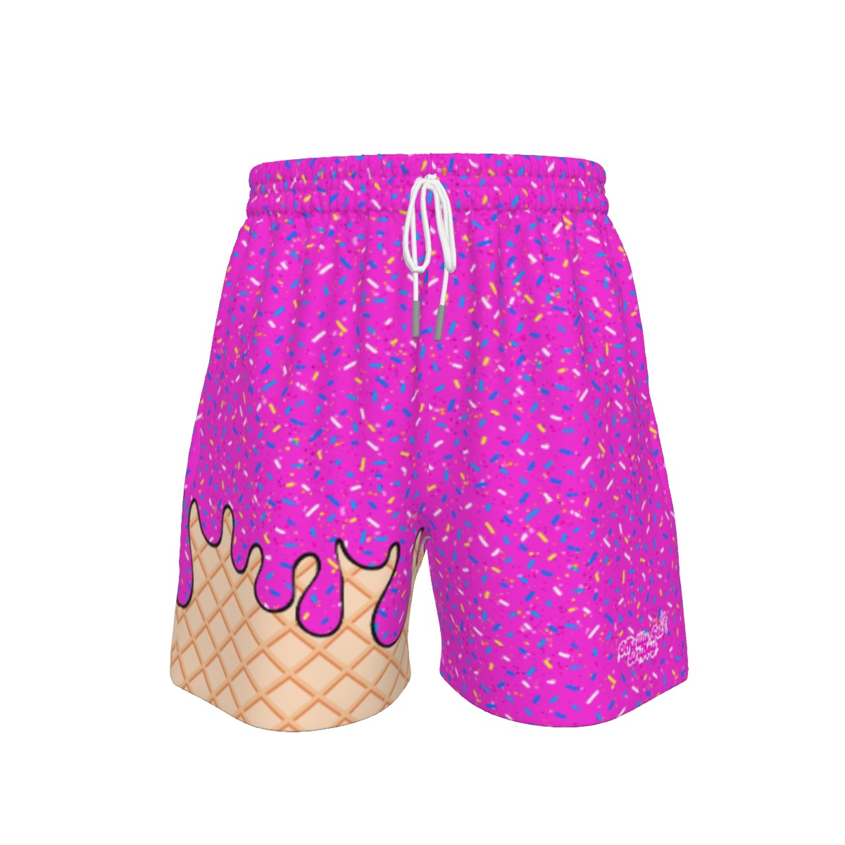 Pink Ice Cream Sports Shorts (All Sizes)