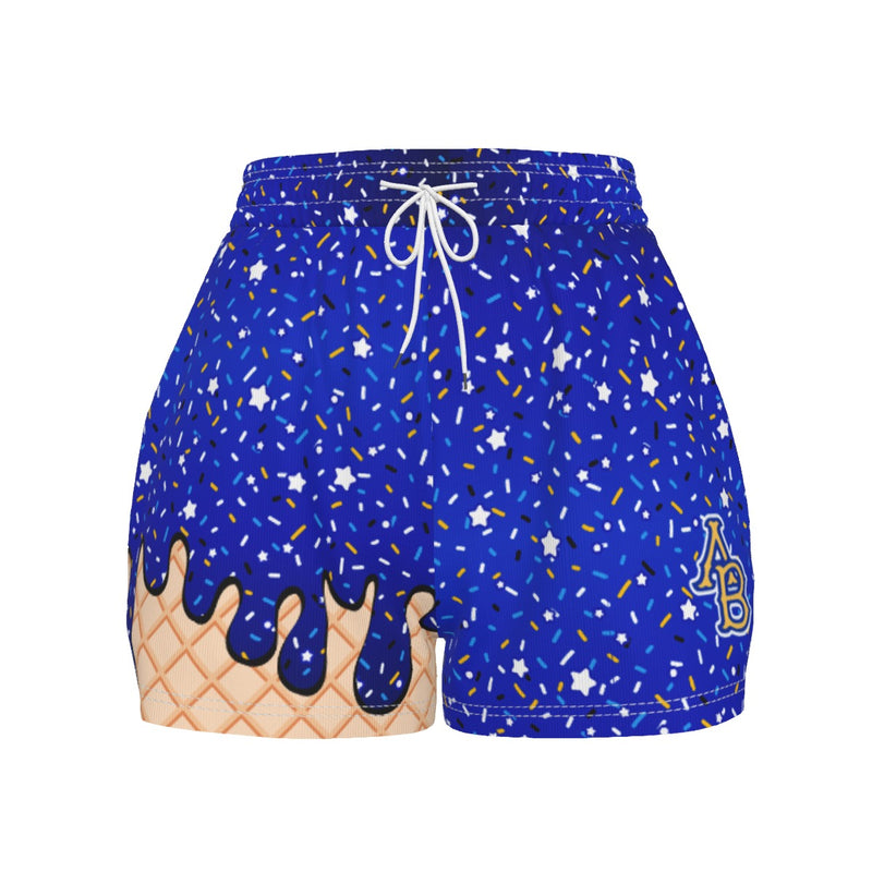 A-B Ice Cream Sport Shorts w/stars (All Sizes)