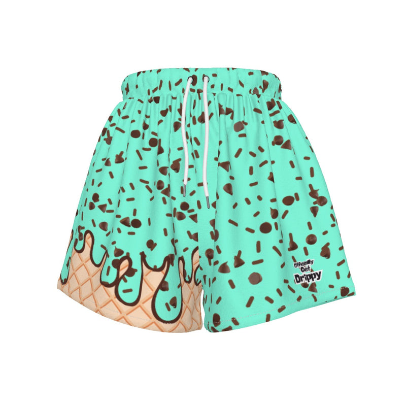 Mint Chocolate Chip Ice Cream Sport Shorts (All Sizes)