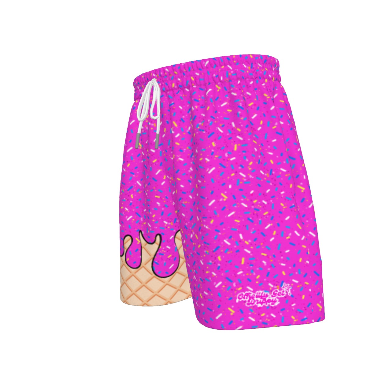 Pink Ice Cream Sports Shorts (All Sizes)