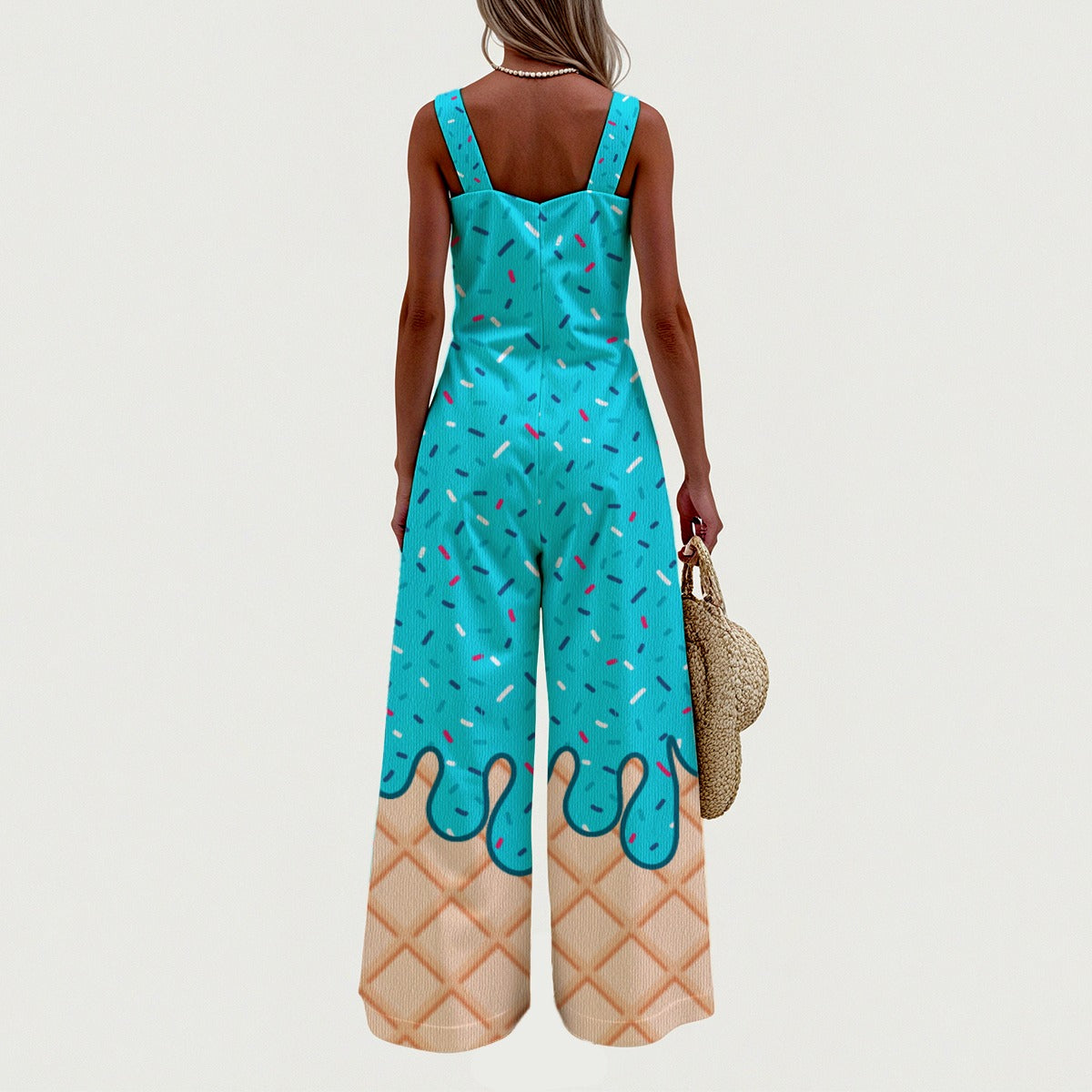 Ice Cream Wide Leg Jumpsuit