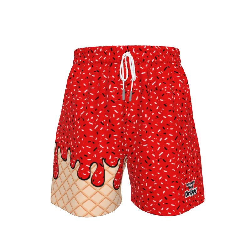 Red Ice Cream Sport Shorts (All Sizes)