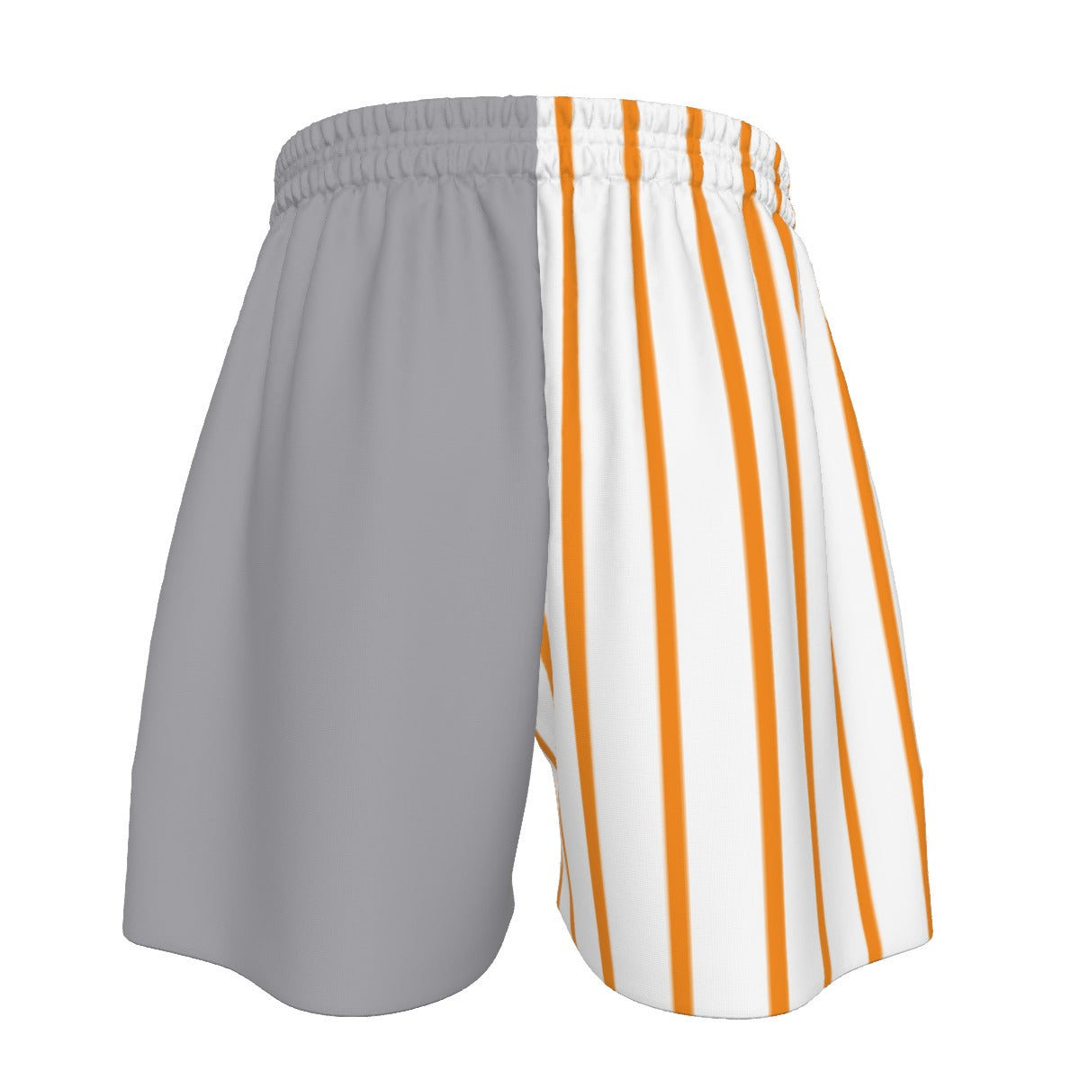 Color block Pinstripe Orange and Gray Sport Shorts (All Sizes)