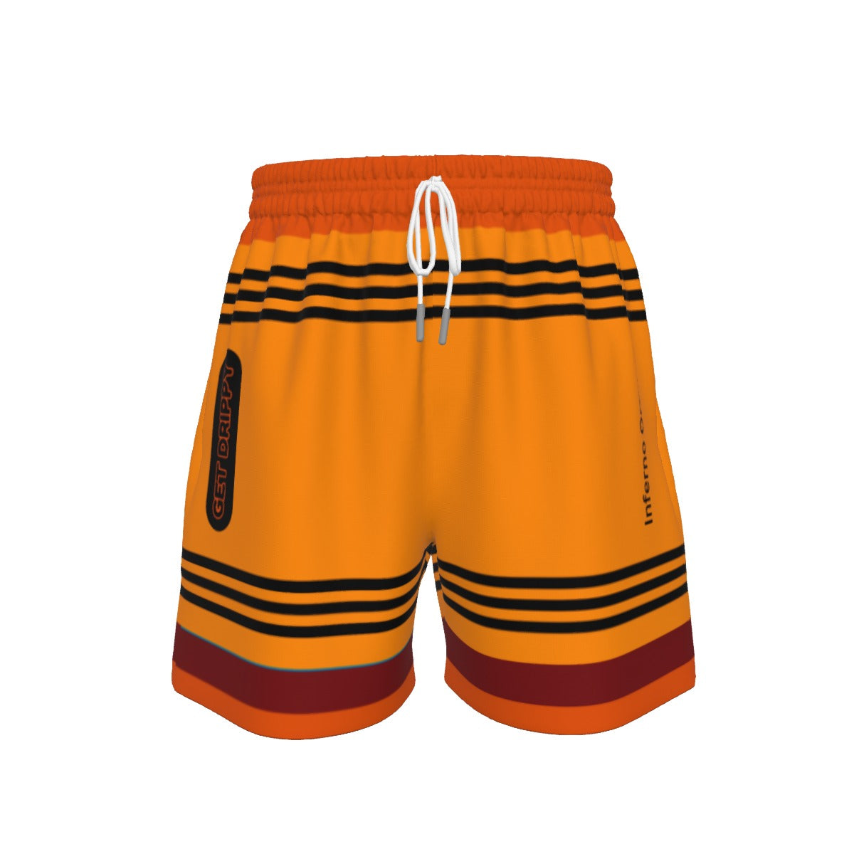 Orange Crayon Sport Shorts (All Sizes)