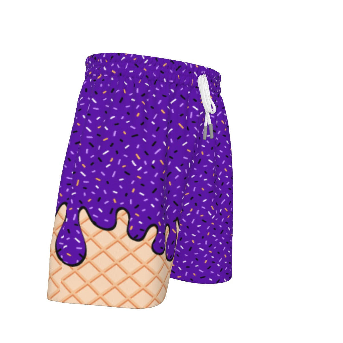 Purple and Gold Ice Cream Sport Shorts (All Sizes)