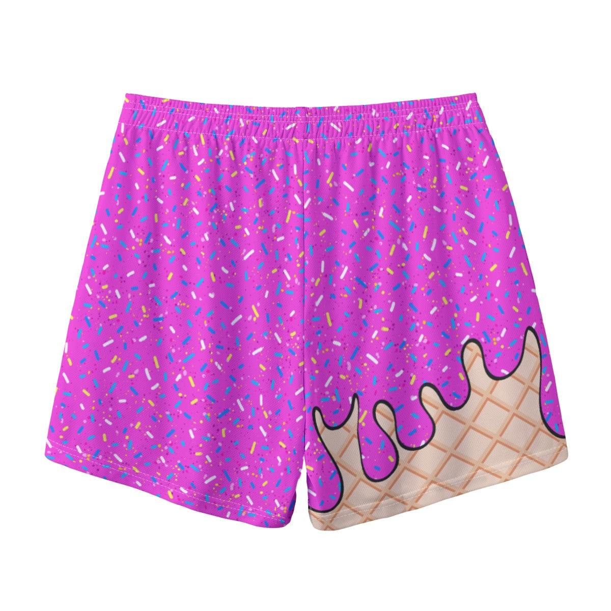 Pink Ice Cream Sports Shorts (All Sizes)