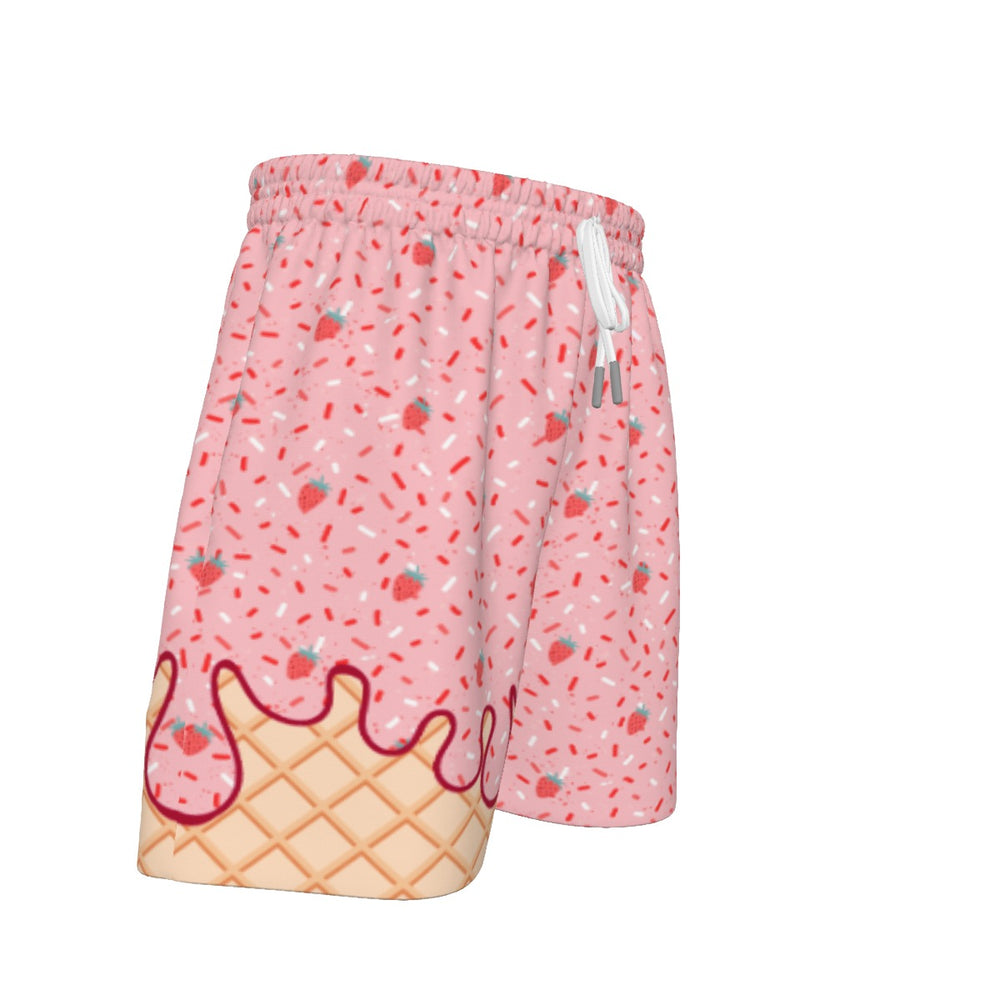 Strawberry Ice Cream Sport Shorts (All Sizes)