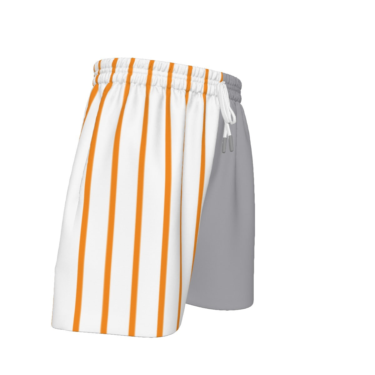 Color block Pinstripe Orange and Gray Sport Shorts (All Sizes)