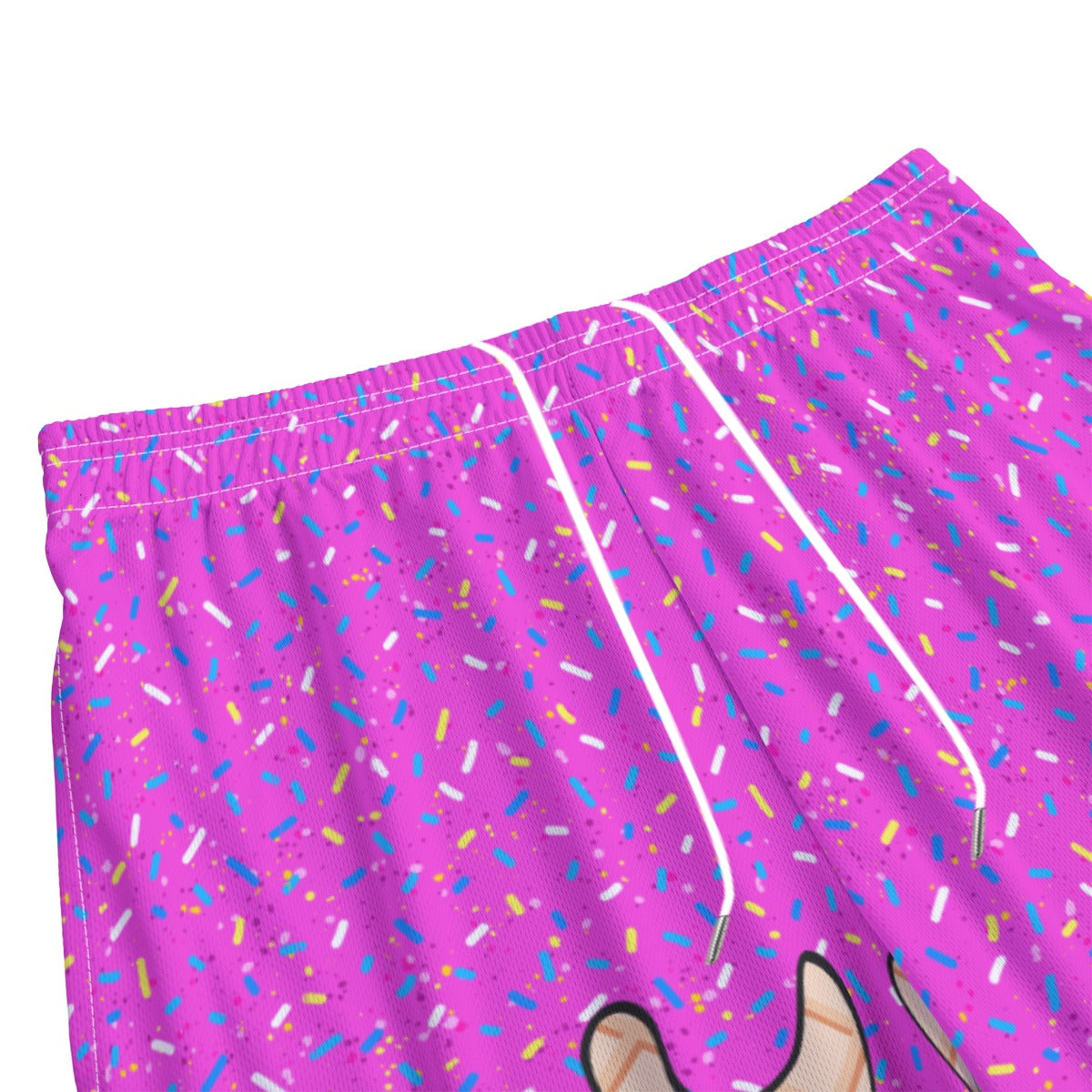 Pink Ice Cream Sports Shorts (All Sizes)