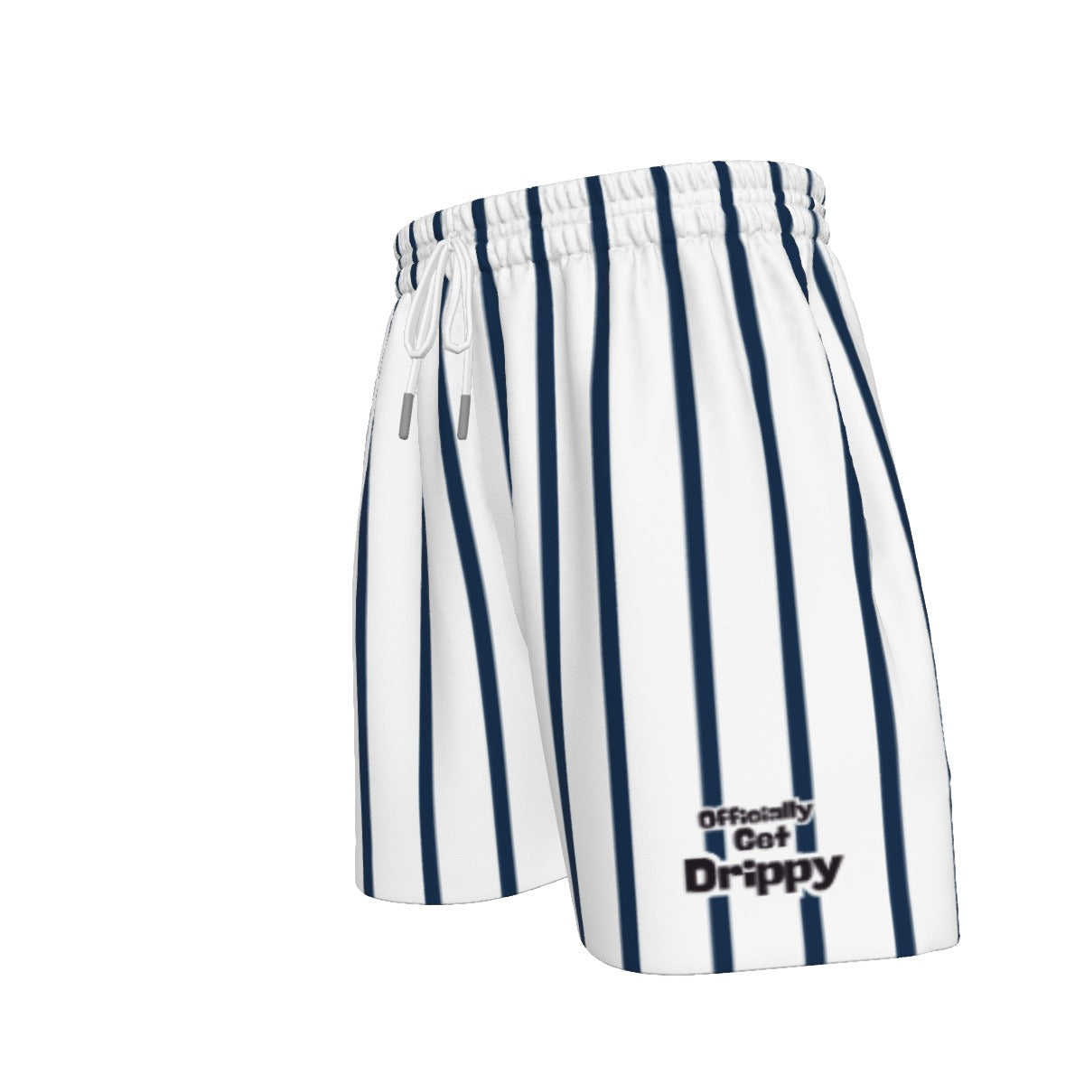 Navy Pinstripe Sport Shorts (All Sizes)