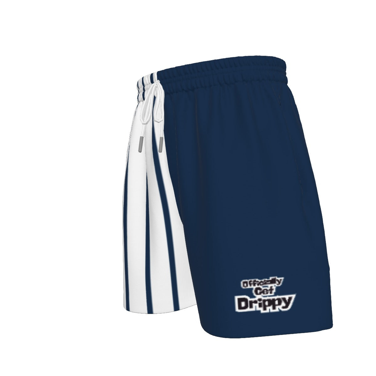 Color Block Navy Pinstripe Boys Sport Shorts (All Sizes)