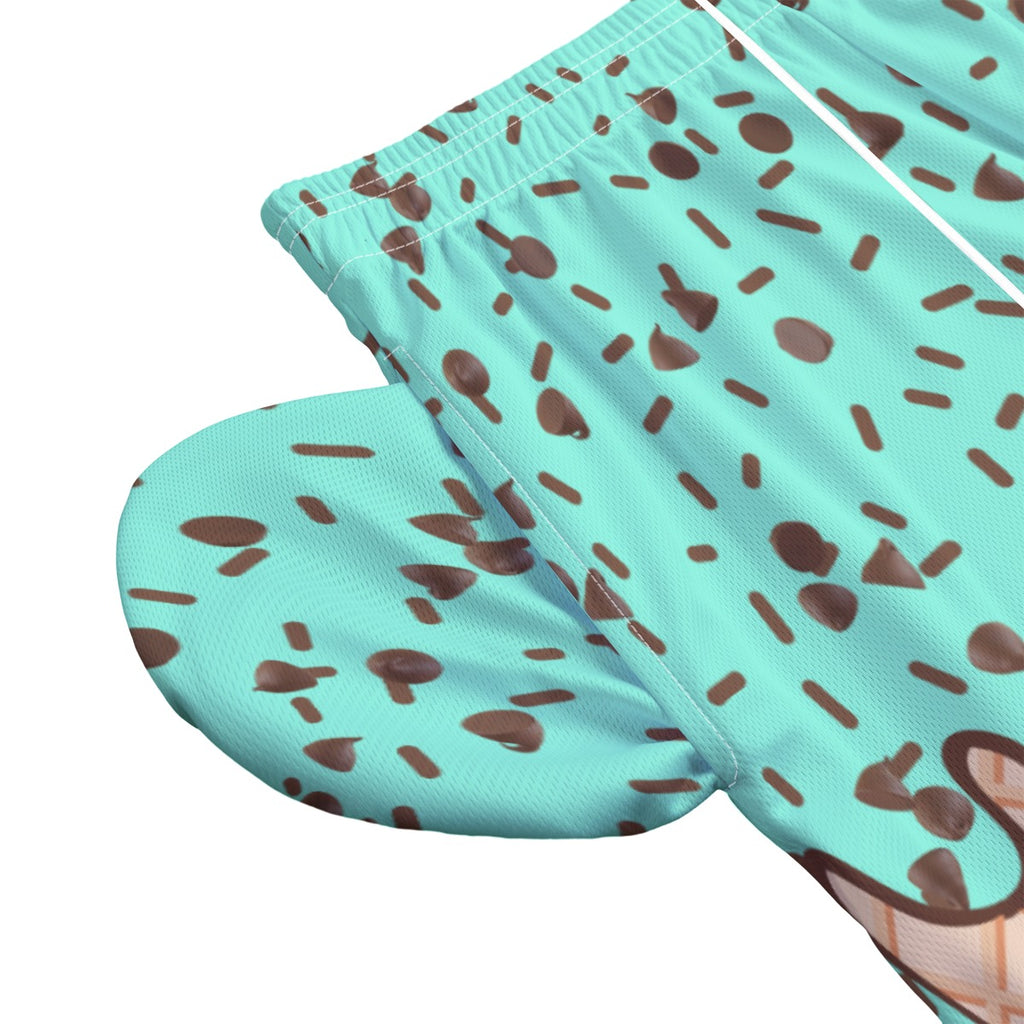 Mint Chocolate Chip Ice Cream Shorts (All Sizes)