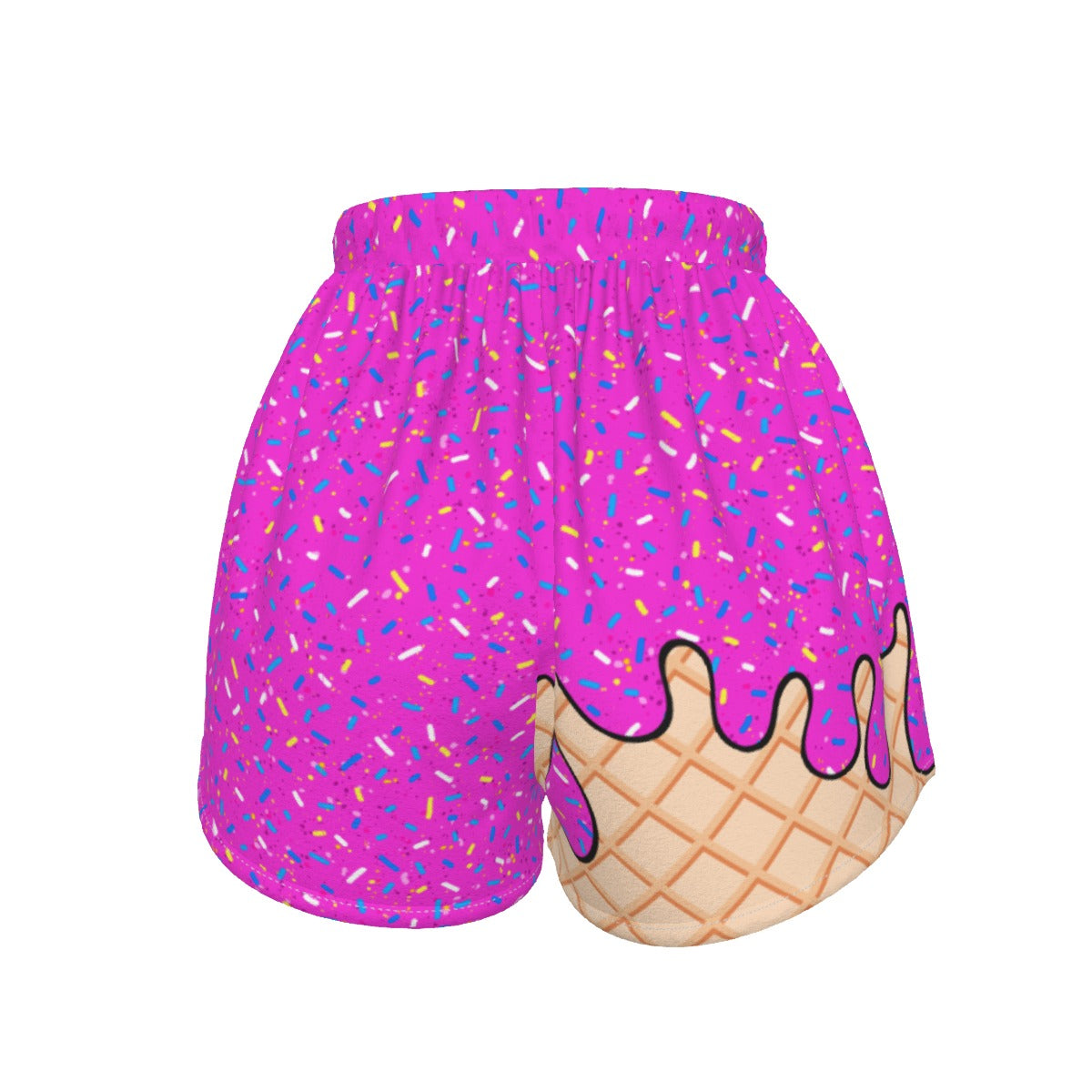Pink Ice Cream Sports Shorts (All Sizes)