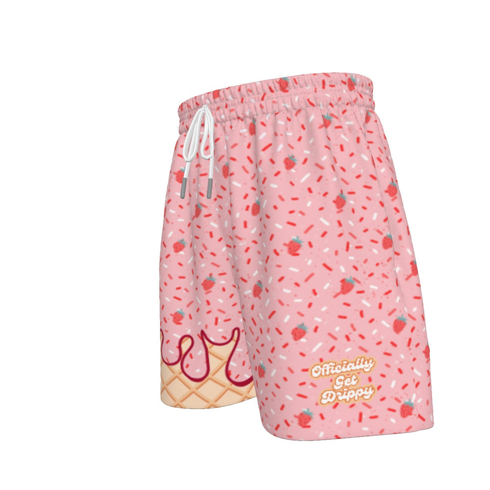 Strawberry Ice Cream Sport Shorts (All Sizes)