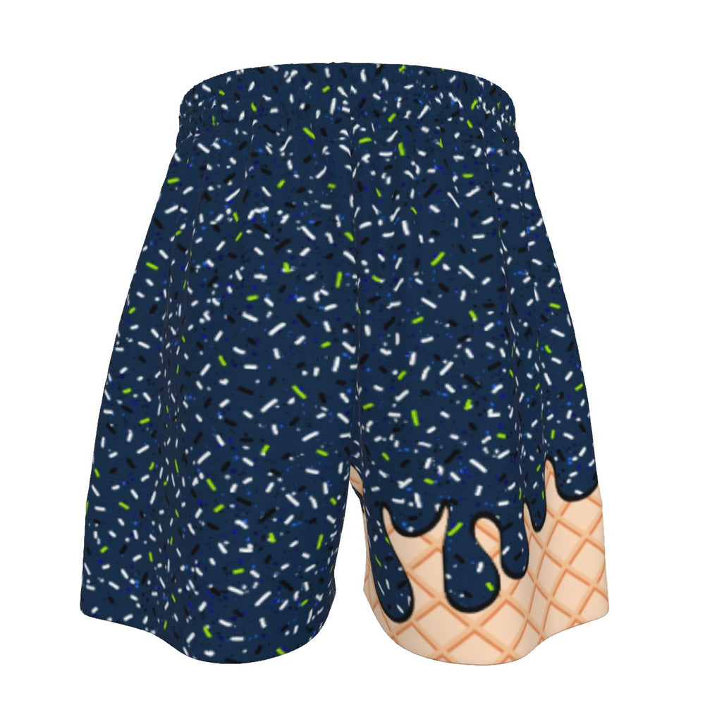 Navy and Lime Green Ice Cream Sport Shorts (All Sizes)