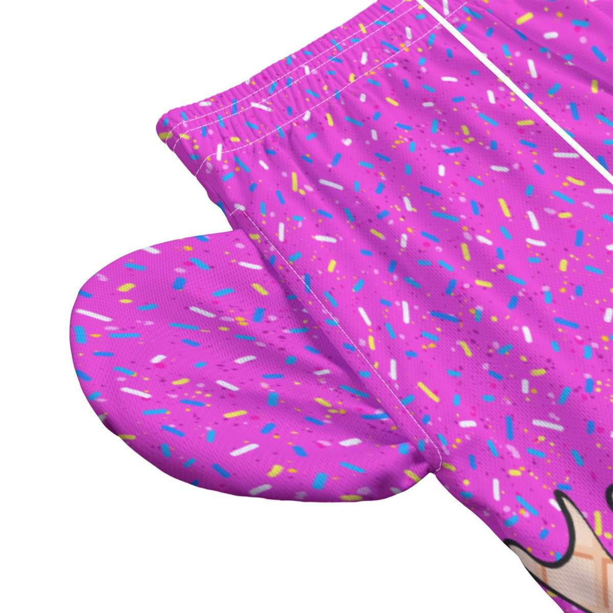 Pink Ice Cream Sports Shorts (All Sizes)