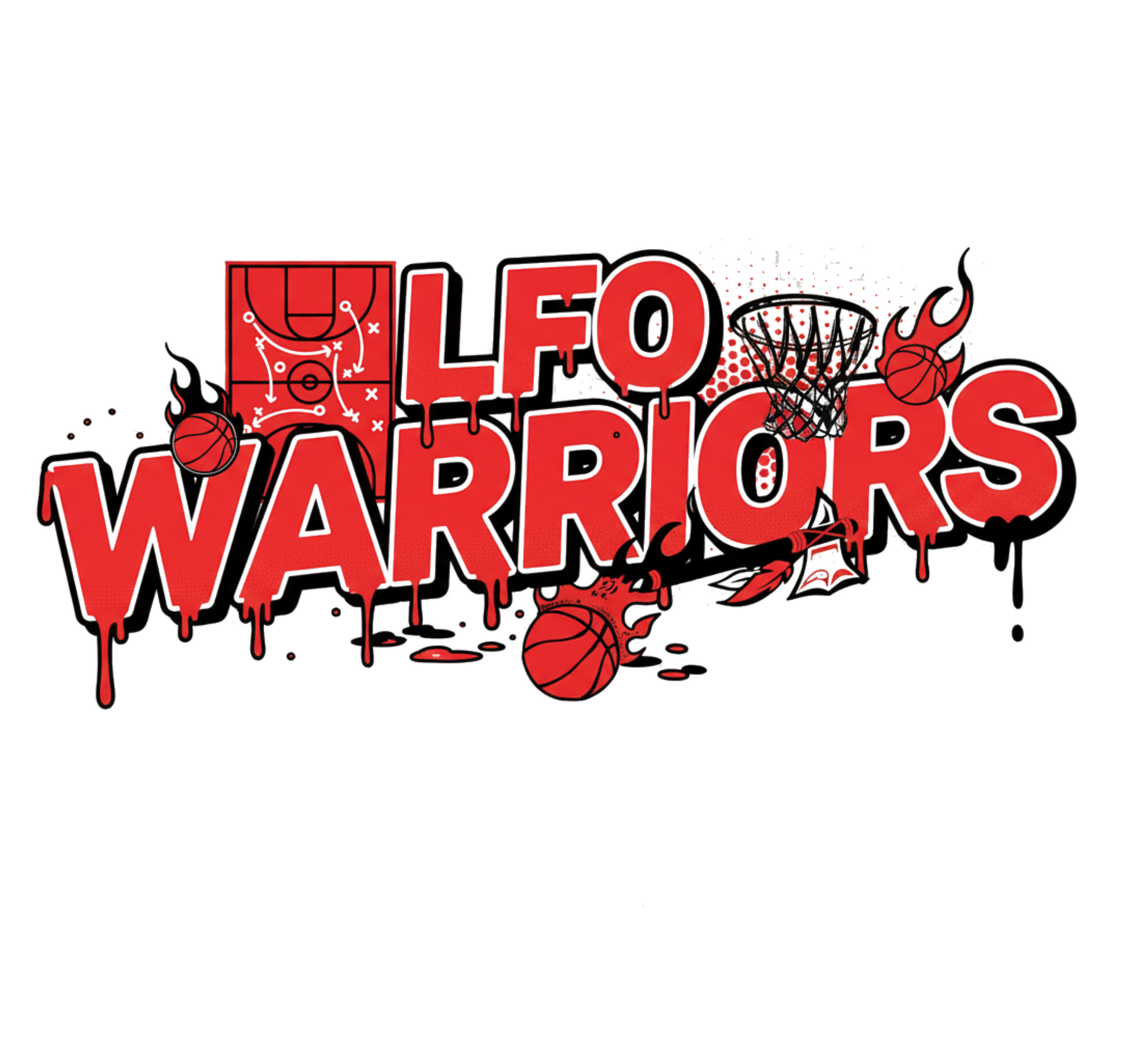 Warrior's Basketball Logo 9