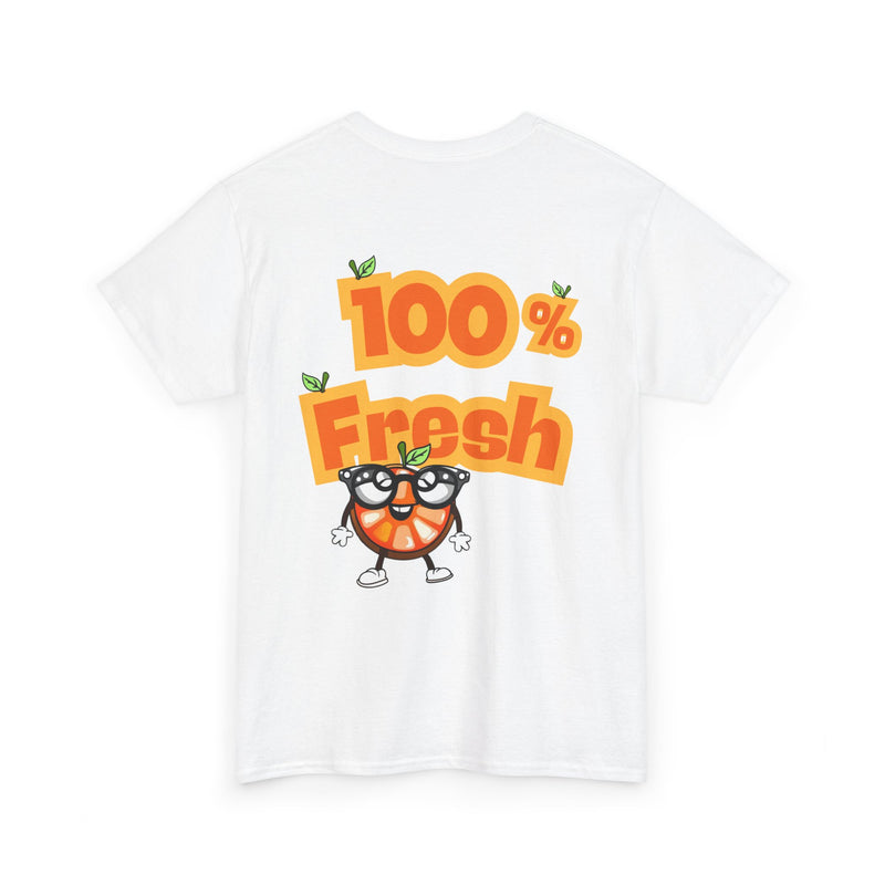 Orange 100% Fresh T-Shirt + Tops (All Sizes)