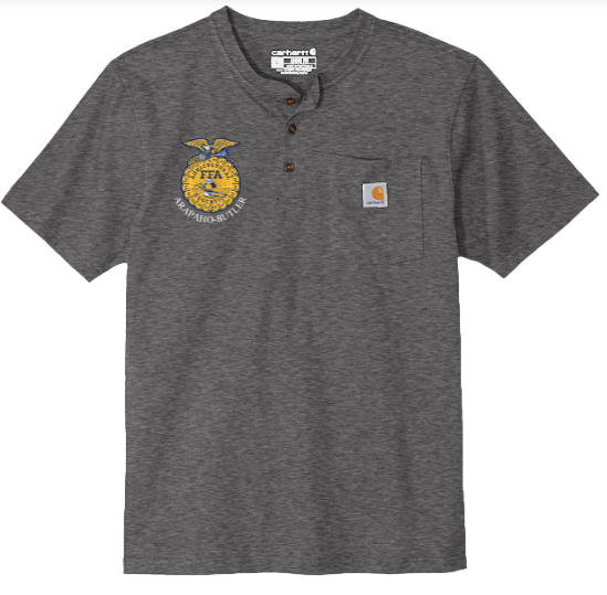 A-B FFA Carhartt® Short Sleeve Henley T-Shirt
