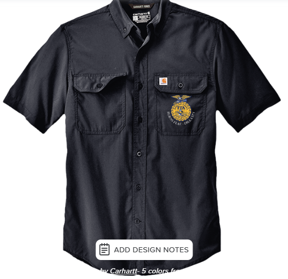 BFDC FFA Carhartt® Short Sleeve Shirt