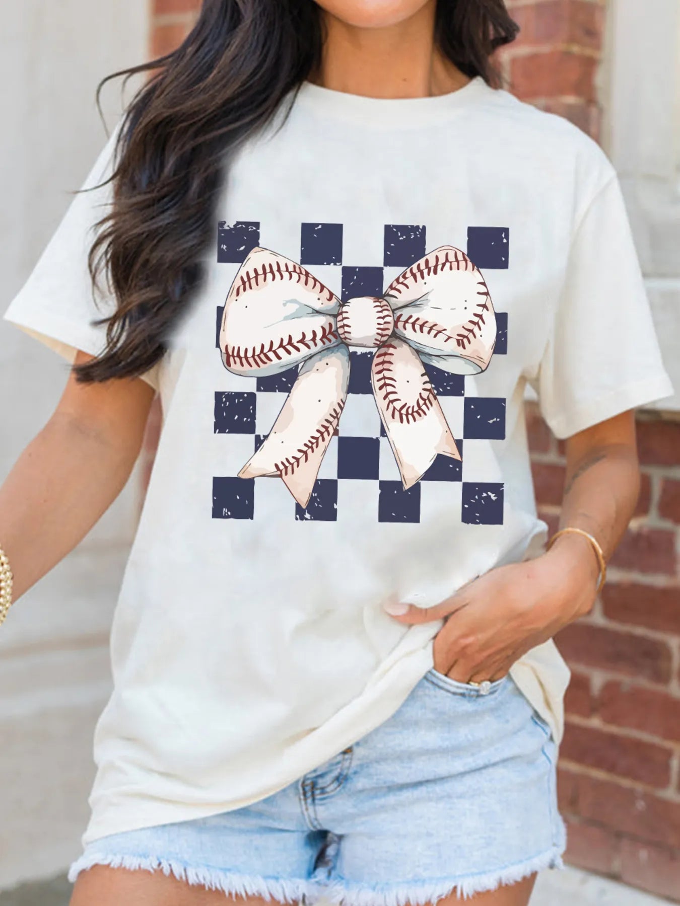 checkered bowknot shirt, bowknot t-shirt, checkered graphic tee, crew neck bow shirt, girls checkered shirt, women’s bow shirt, cute checkered tee, bowknot graphic tee, crew neck t-shirt, stylish bowknot shirt, checkered bow tee, girly checkered shirt, soft graphic t-shirt, pastel bow shirt, pink bow shirt, y2k bow shirt, bow graphic tee, vintage bow tee, cute bow shirt for girls, youth bow t-shirt, trendy checkered tee, all over print bow shirt, kawaii bow shirt, fashion checkered tee, crew neck checkered 