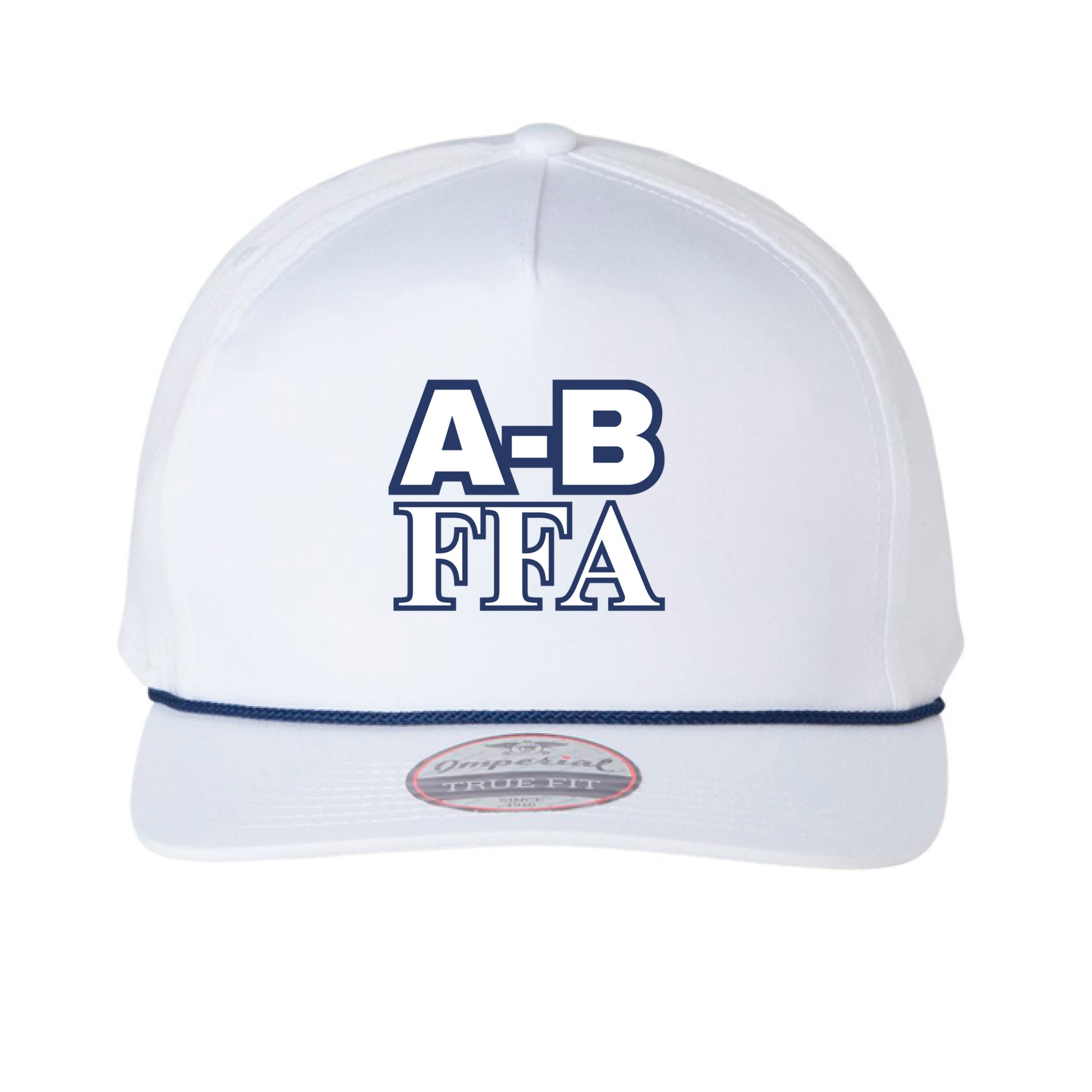 White/ Navy - FRONT